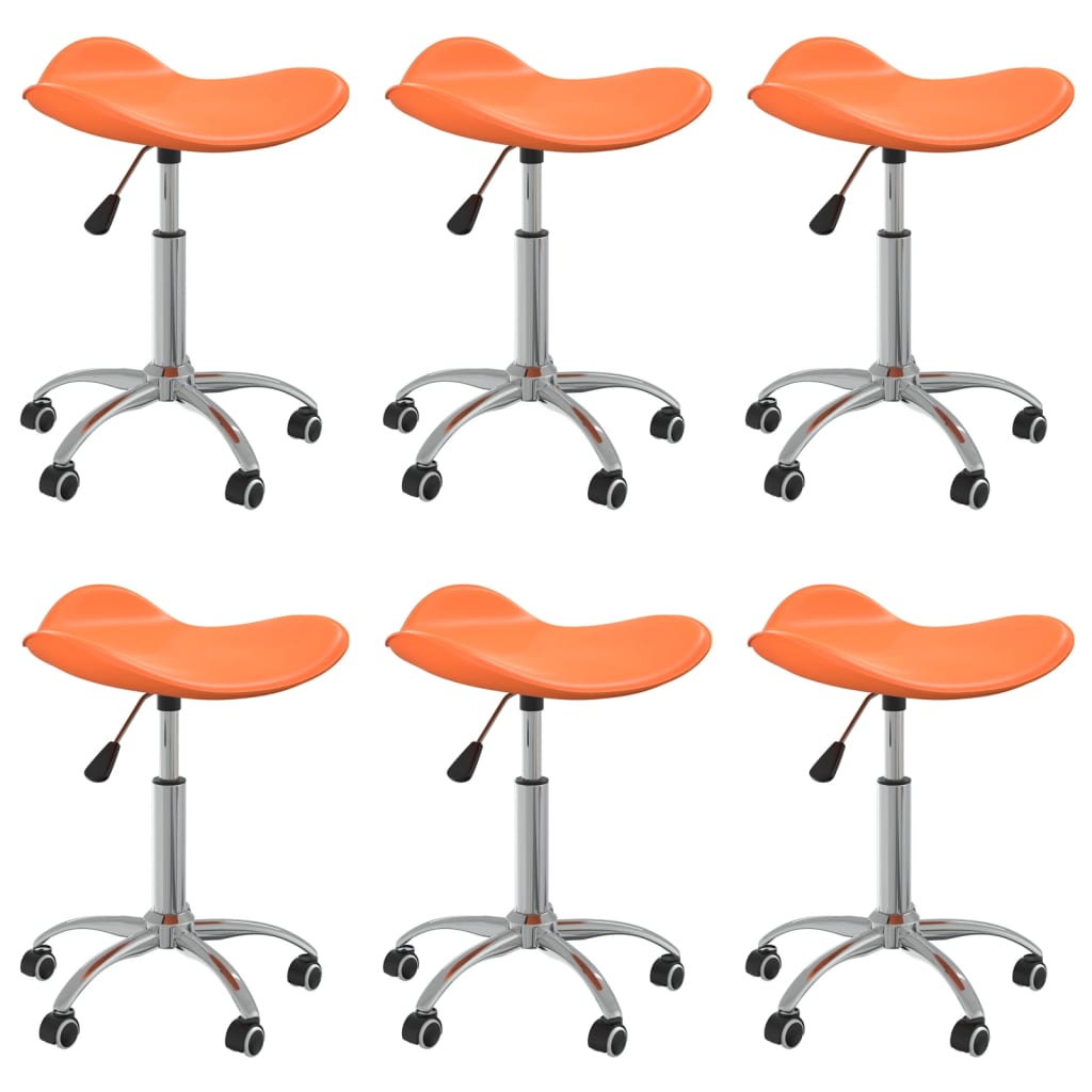 Silla De Comedor Giratoria Cuero Sintético