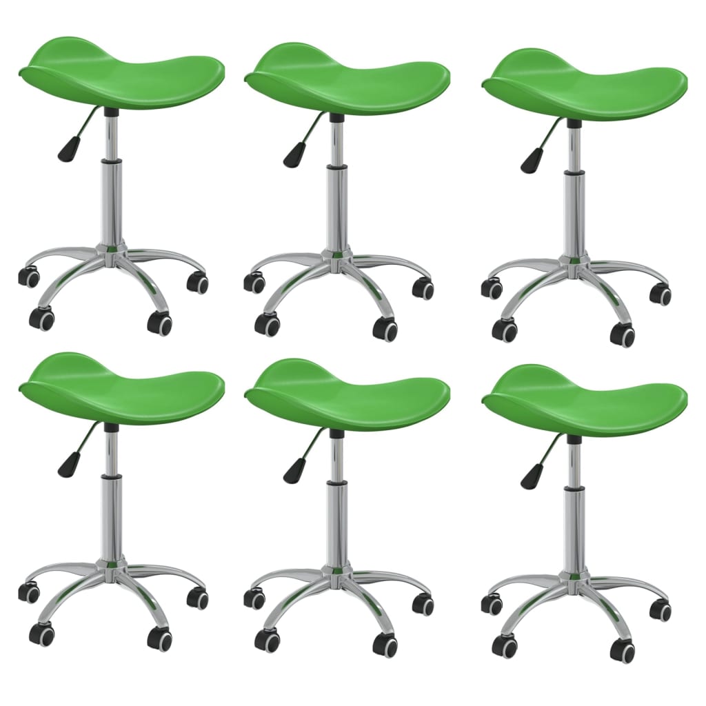 Silla De Comedor Giratoria Cuero Sintético