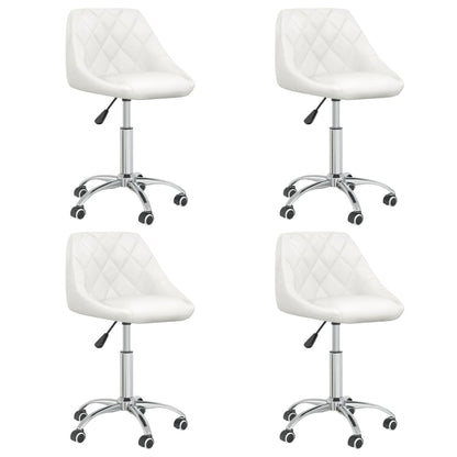 Silla De Comedor Giratoria Cuero Sintético