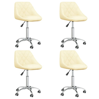 Silla De Comedor Giratoria Cuero Sintético