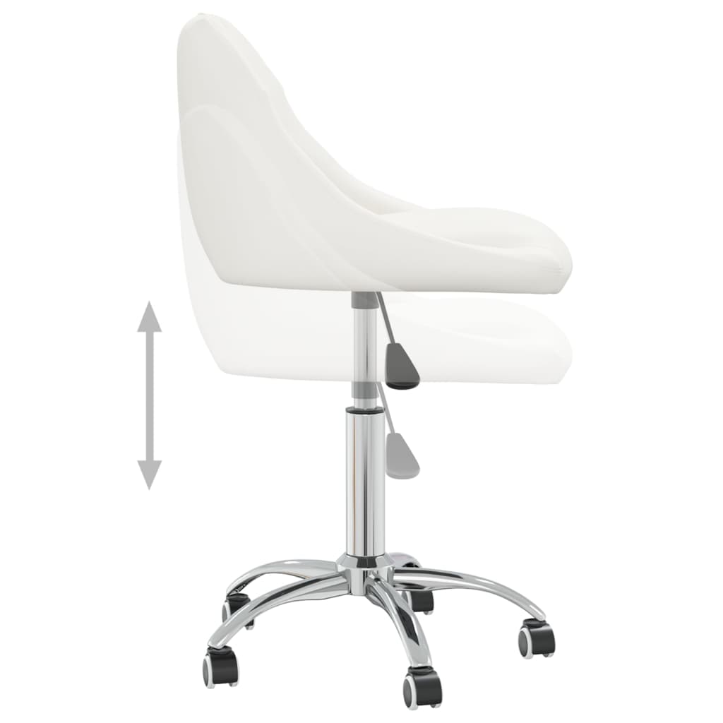 Silla De Comedor Giratoria Cuero Sintético