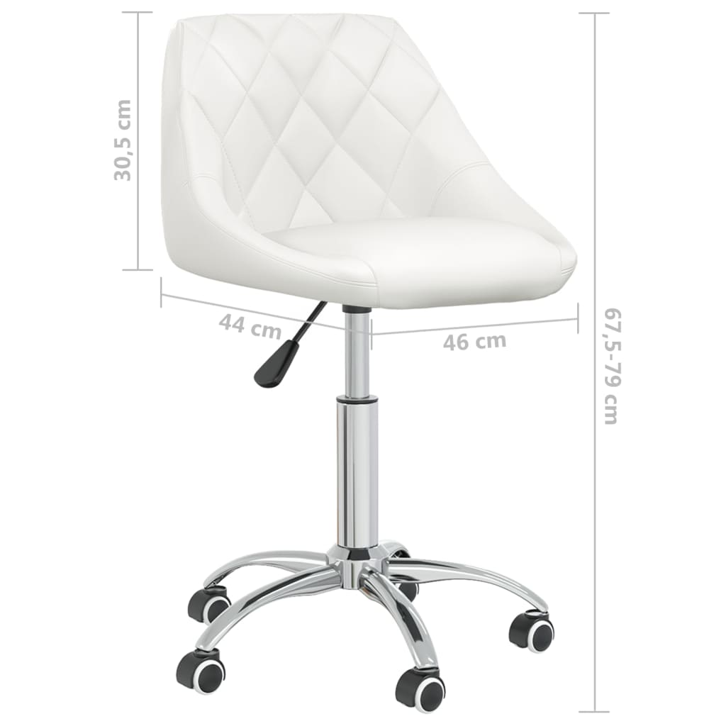 Silla De Comedor Giratoria Cuero Sintético