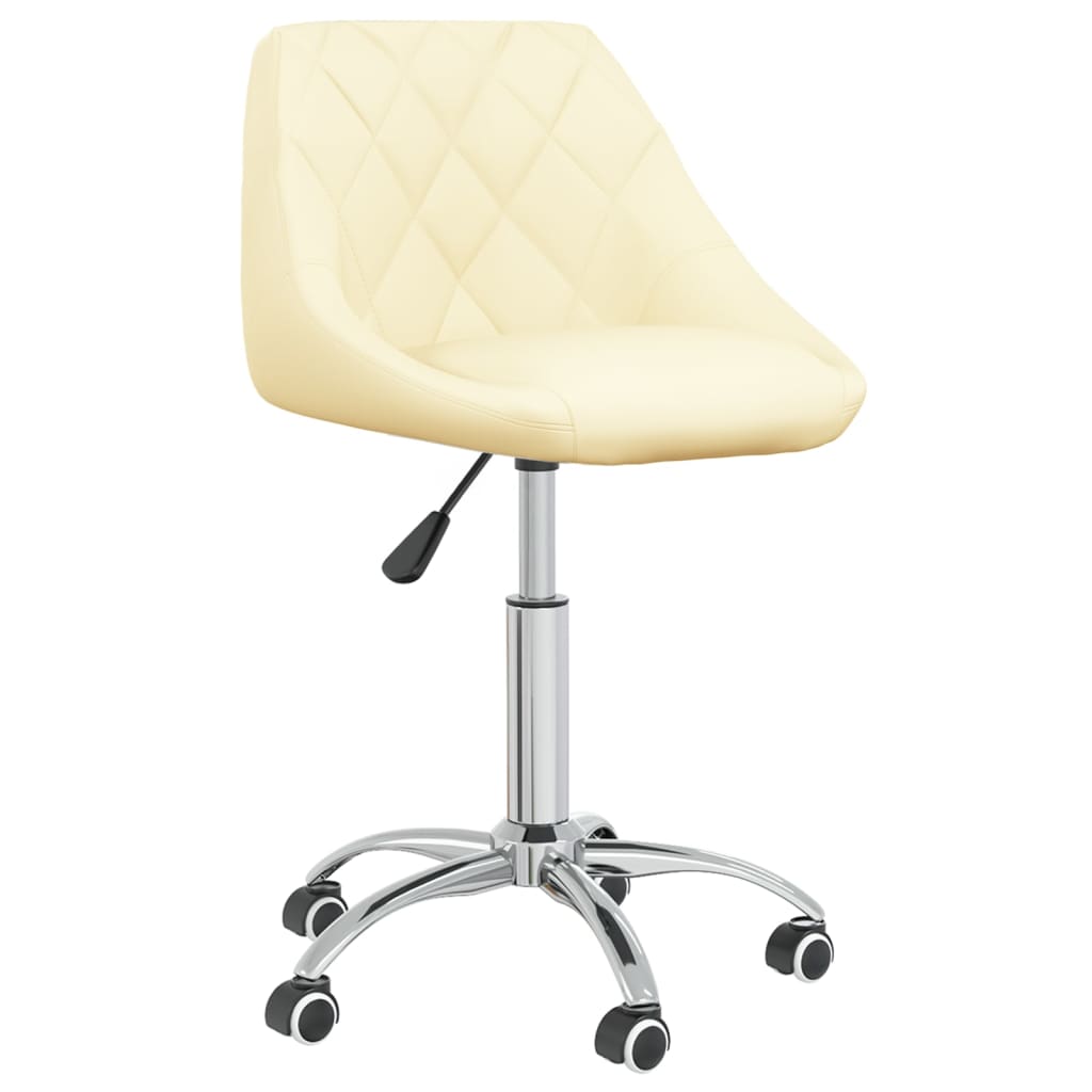 Silla De Comedor Giratoria Cuero Sintético