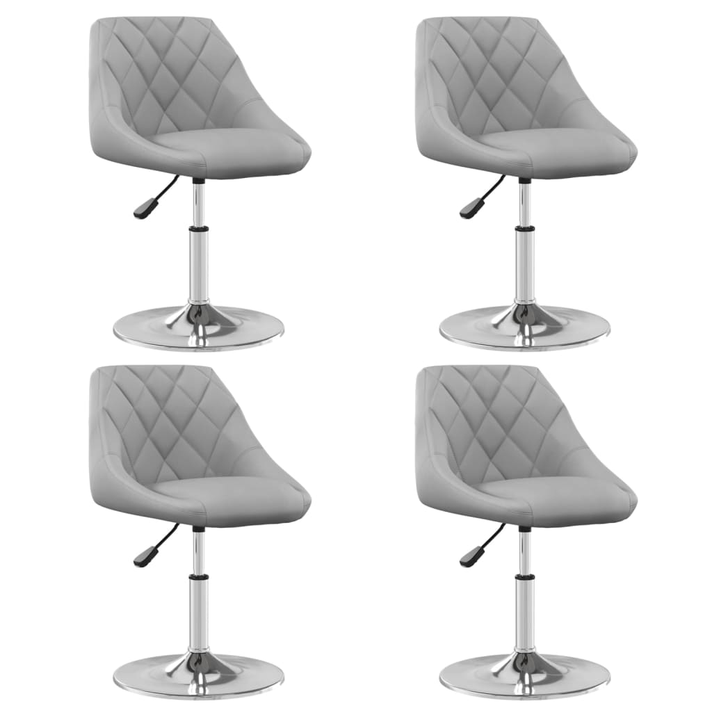 Sillas De Comedor Giratorias 4 Unidades Terciopelo