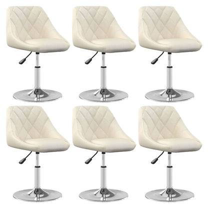 Sillas De Comedor Giratorias 4 Unidades Terciopelo