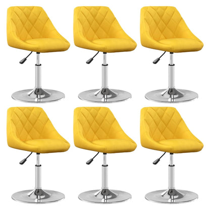 Sillas De Comedor Giratorias 4 Unidades Terciopelo