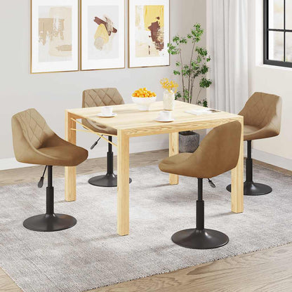 Sillas De Comedor Giratorias 4 Unidades Terciopelo