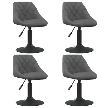 Sillas De Comedor Giratorias 4 Unidades Terciopelo