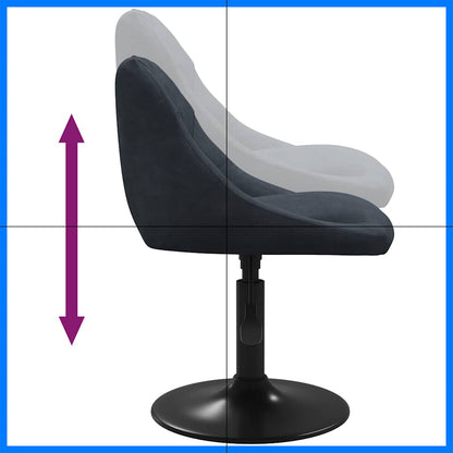 Sillas De Comedor Giratorias 4 Unidades Terciopelo
