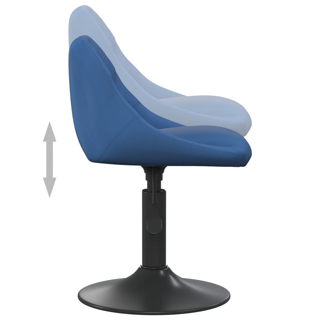 Sillas De Comedor Giratorias 4 Unidades Terciopelo