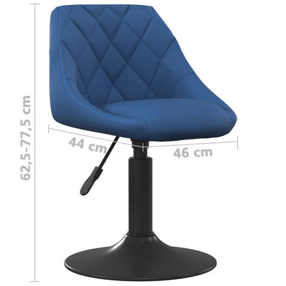 Sillas De Comedor Giratorias 4 Unidades Terciopelo