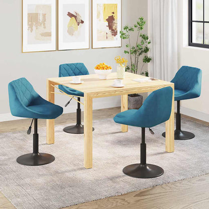 Sillas De Comedor Giratorias 4 Unidades Terciopelo