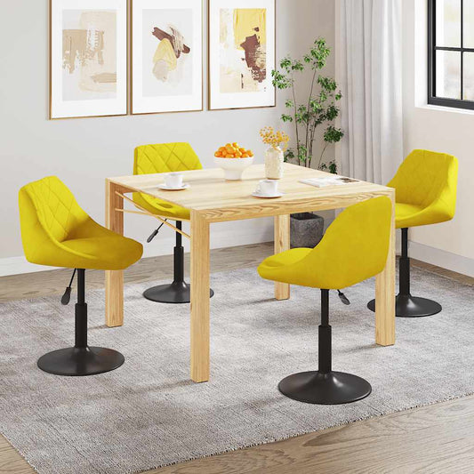Sillas De Comedor Giratorias 4 Uds Terciopelo