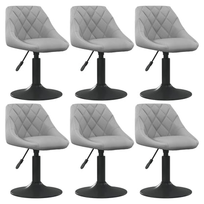 Silla De Comedor Giratoria 6 Uds Terciopelo