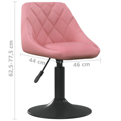 Silla De Comedor Giratoria 6 Uds Terciopelo