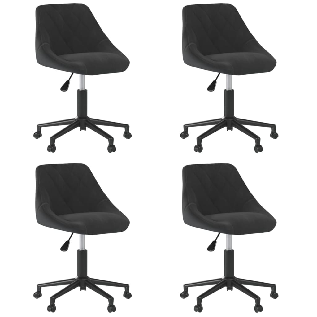 Silla De Comedor Giratoria De Terciopelo
