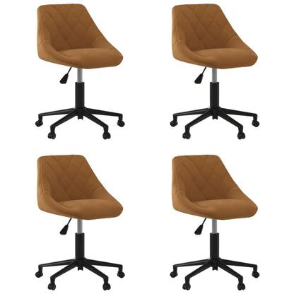 Silla De Comedor Giratoria De Terciopelo
