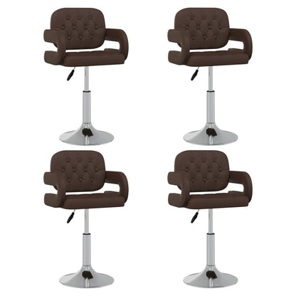 Sillas De Comedor Giratorias 4 Unidades Cuero Sintético