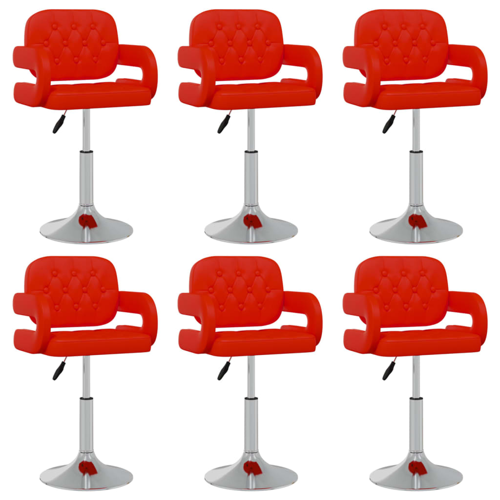 Sillas De Comedor Giratorias 4 Unidades Cuero Sintético
