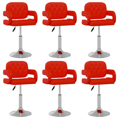Sillas De Comedor Giratorias 4 Unidades Cuero Sintético
