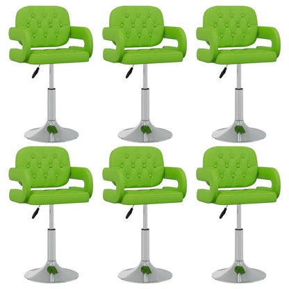 Sillas De Comedor Giratorias 4 Unidades Cuero Sintético