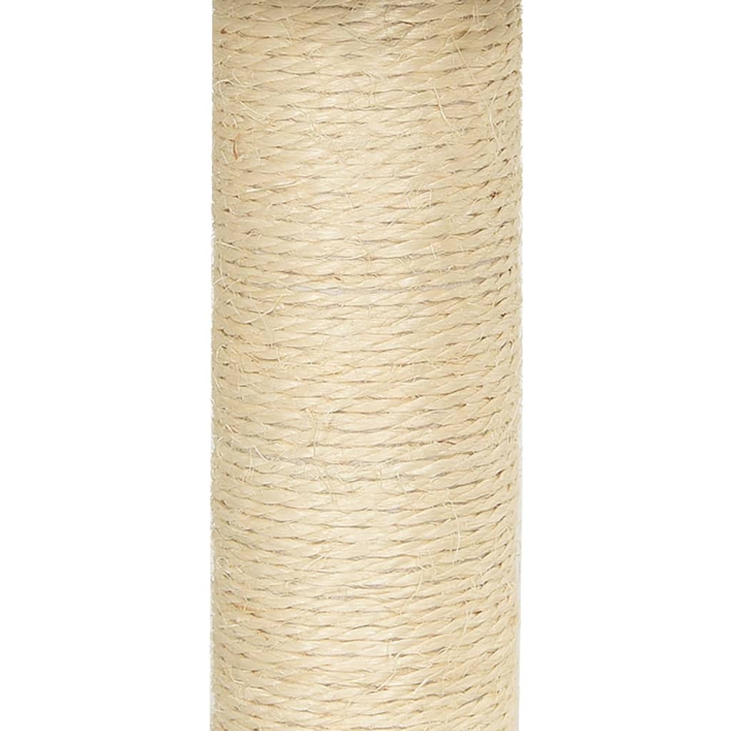 Rascador Para Gatos Con Postes De Sisal 155 Cm