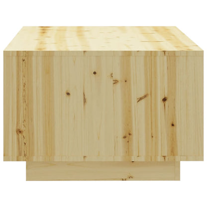 Mesa De Centro De Madera Maciza De Abeto 110X50X33,5 Cm