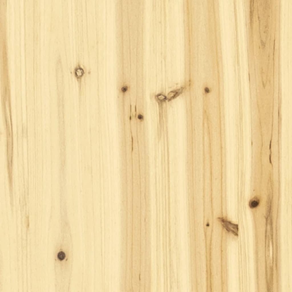 Mesa De Centro De Madera Maciza De Abeto 110X50X33,5 Cm