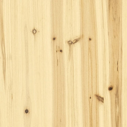 Mesa De Centro De Madera Maciza De Abeto 110X50X33,5 Cm