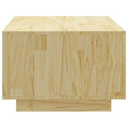 Mesa De Centro De Madera Maciza De Pino 110X50X33,5 Cm