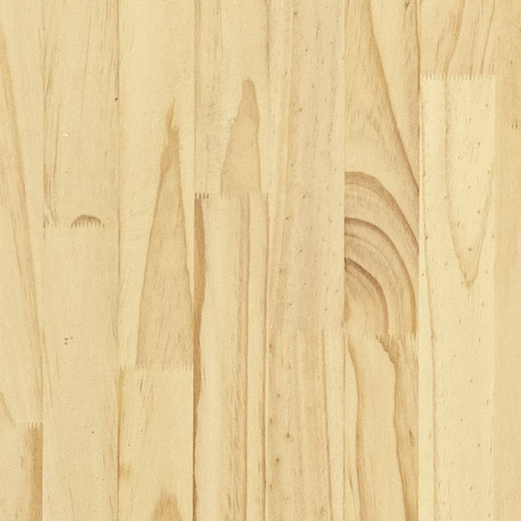Mesa De Centro De Madera Maciza De Pino 110X50X33,5 Cm