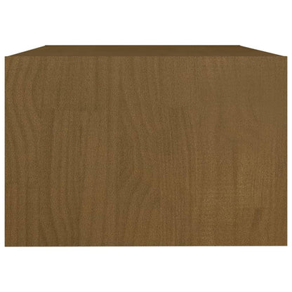 Mesa De Centro Madera Maciza Pino 75X50X33,5 Cm