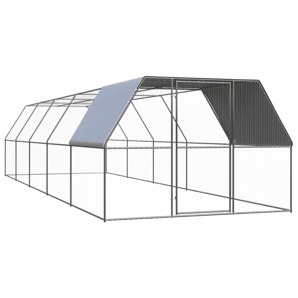 Jaula Gallinero De Exterior De Acero Galvanizado