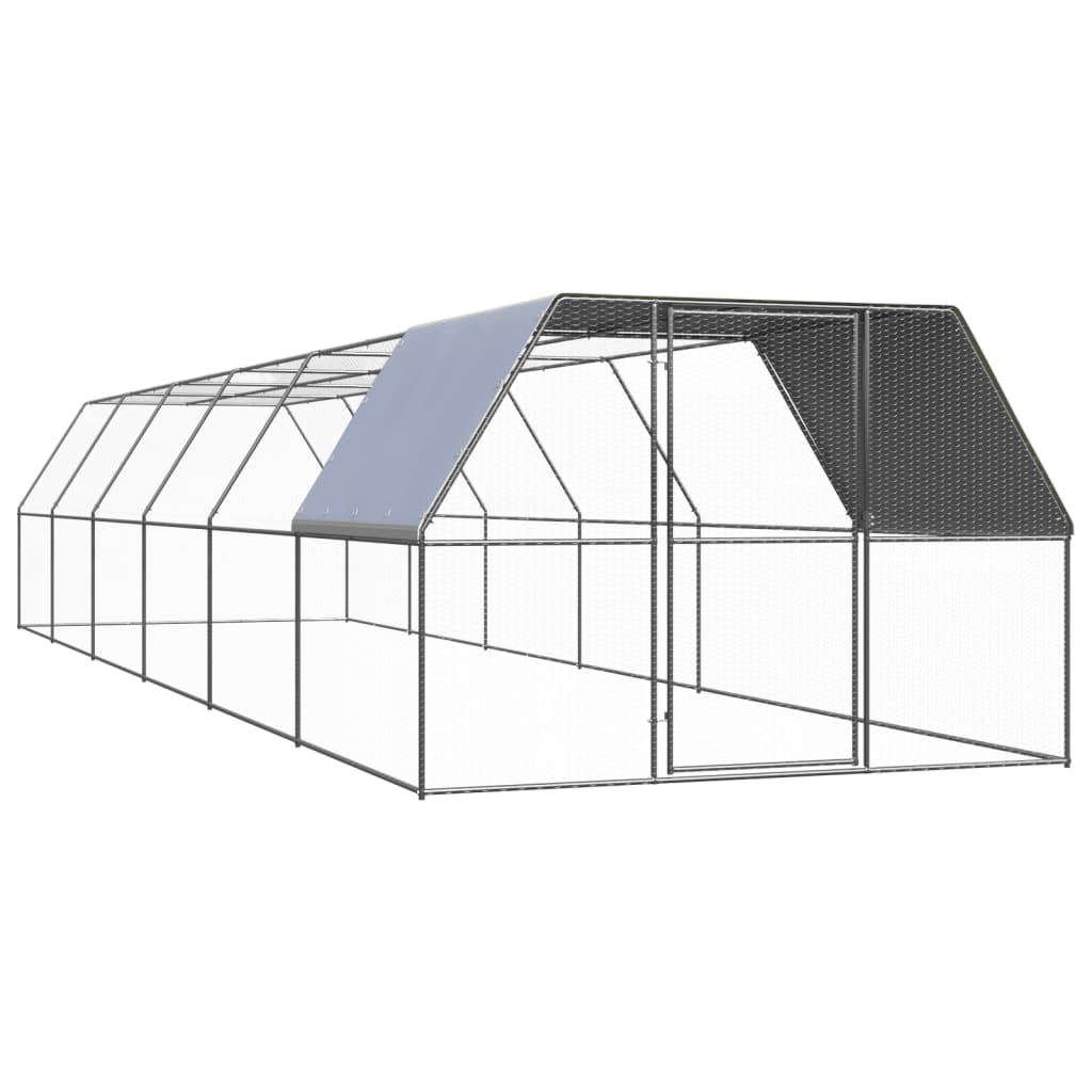 Jaula Gallinero De Exterior De Acero Galvanizado