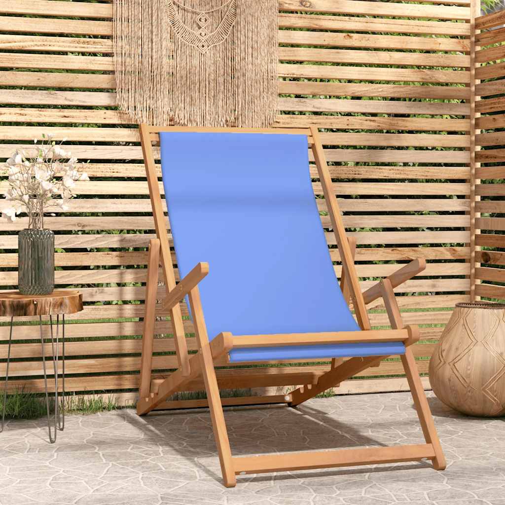 Silla De Jardín De Teca Color 56X105X96 Cm
