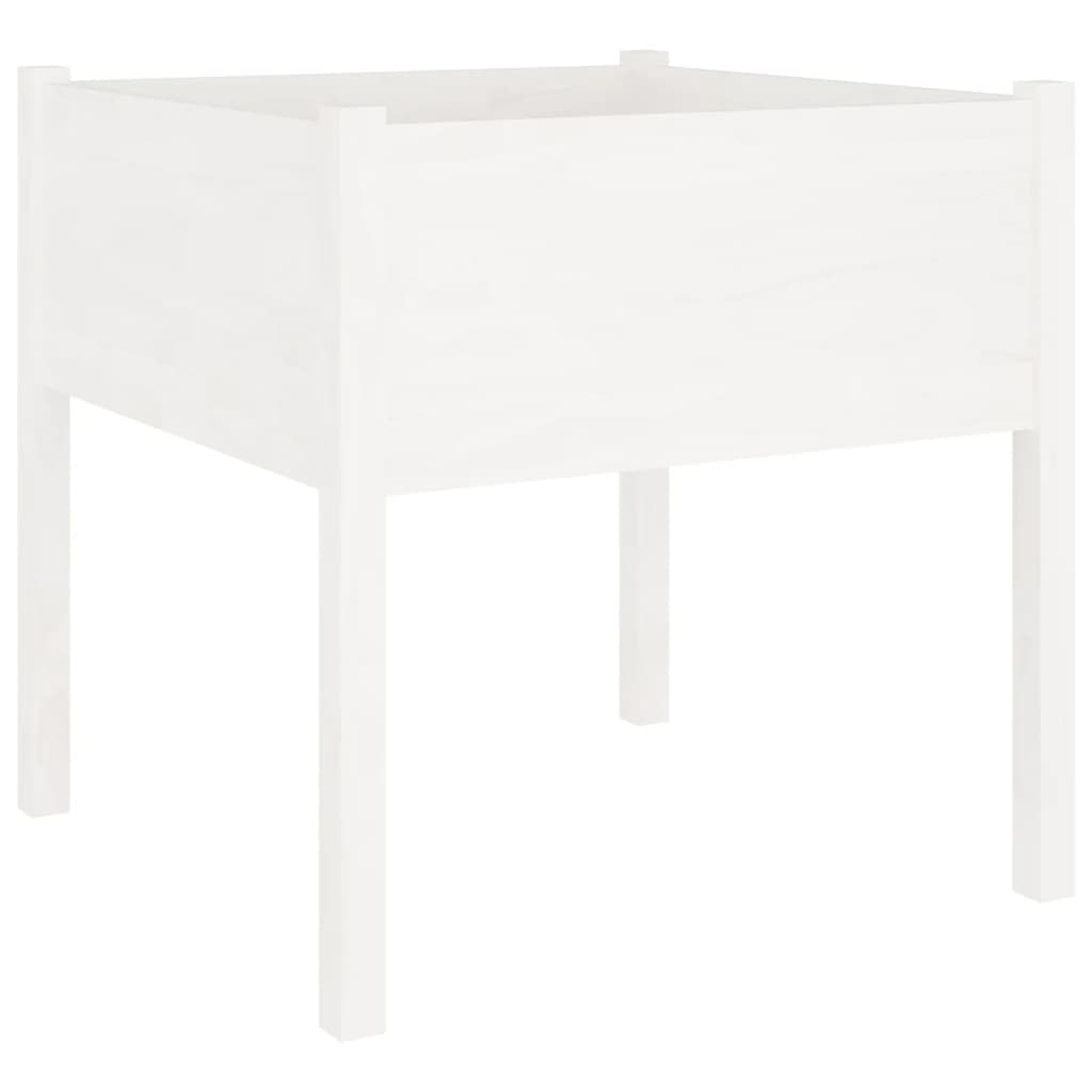 Jardineras 2 Uds Madera Maciza De Pino 70X70X70 Cm