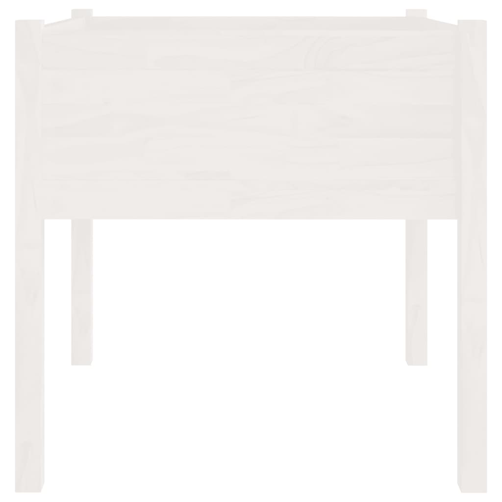 Jardineras 2 Uds Madera Maciza De Pino 70X70X70 Cm