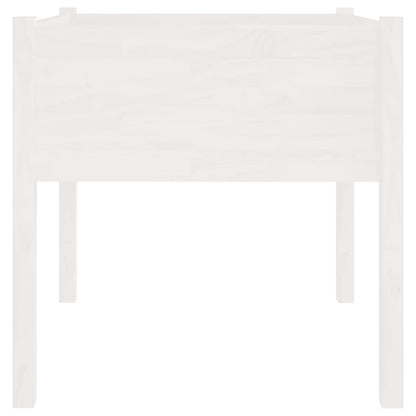 Jardineras 2 Uds Madera Maciza De Pino 70X70X70 Cm