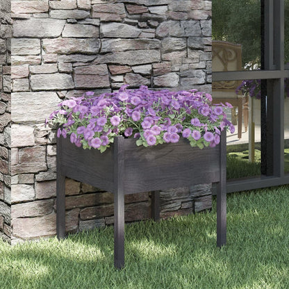 Jardineras 2 Uds Madera Maciza De Pino 70X70X70 Cm