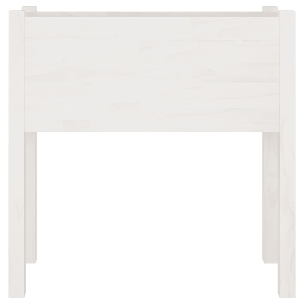 Jardineras 2 Uds Madera Maciza De Pino 70X31X70 Cm