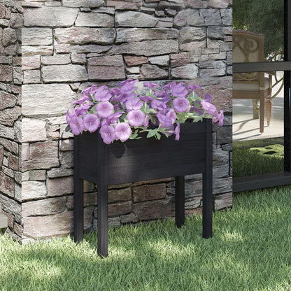 Jardineras 2 Uds Madera Maciza De Pino 70X31X70 Cm