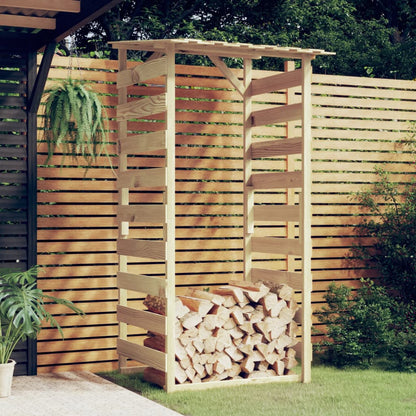 Pérgola Con Techo Madera De Pino Impregnada