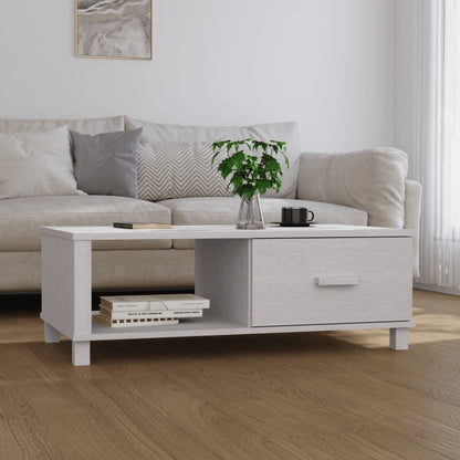 Mesa De Centro Hamar Madera Maciza Pino 100X55X35Cm