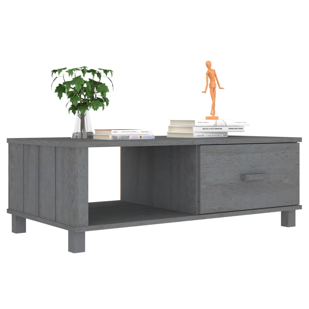 Mesa De Centro Hamar Madera Maciza Pino 100X55X35Cm