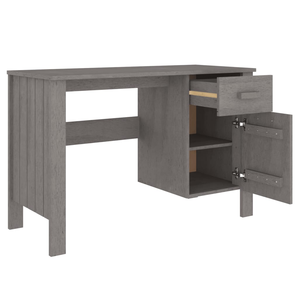 Escritorio Hamar Madera Maciza De Pino 113X50X75 Cm