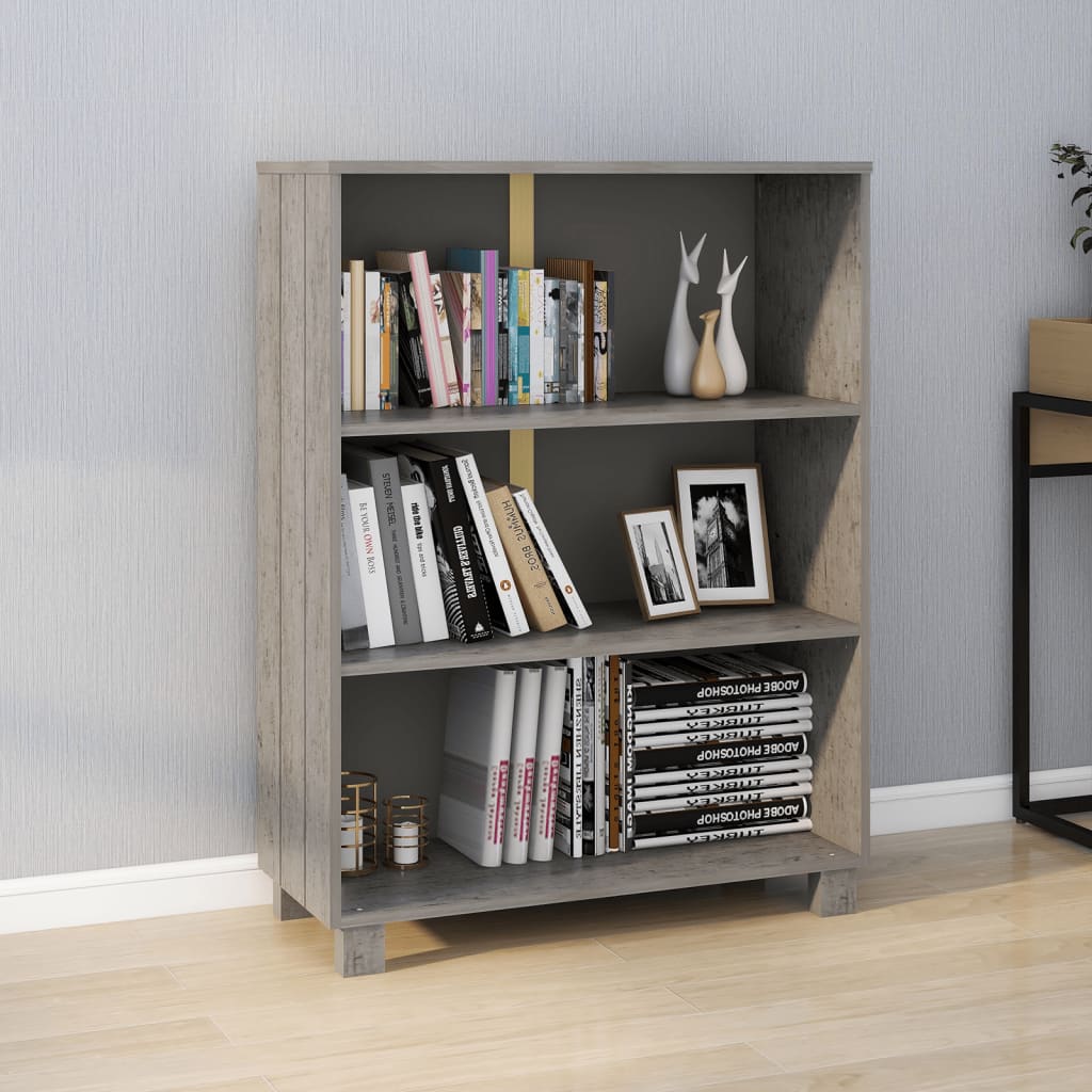 Estantería Hamar Madera Maciza Pino 85X35X112 Cm