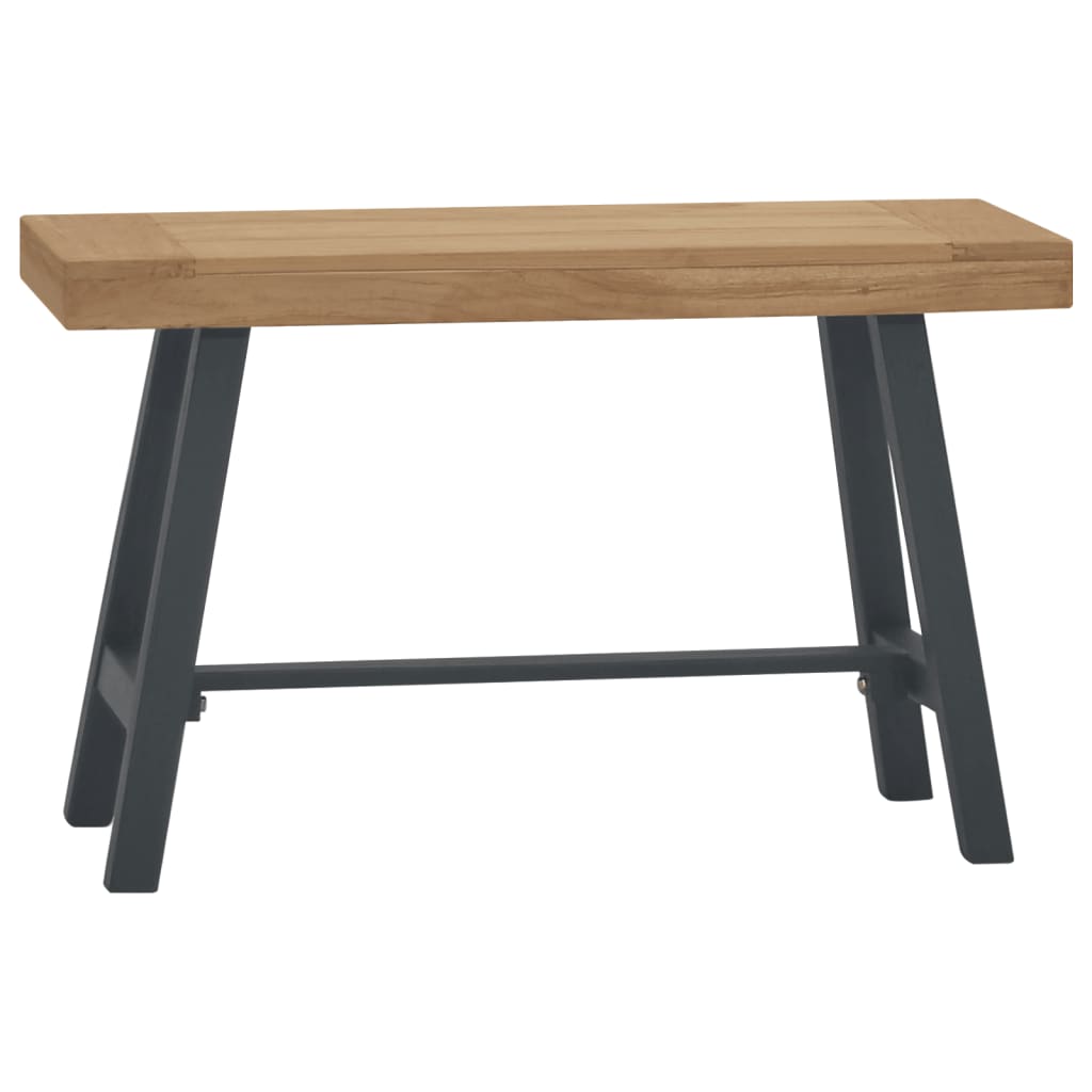 Banco De Madera Maciza De Teca 80 Cm