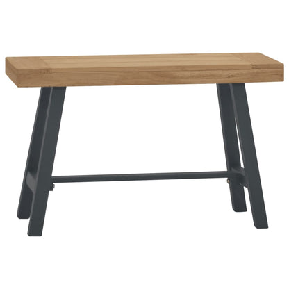 Banco De Madera Maciza De Teca 80 Cm