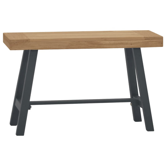 Banco De Madera Maciza De Teca 80 Cm