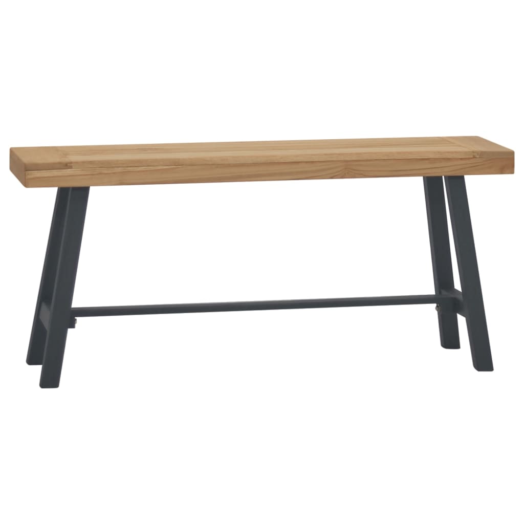 Banco De Madera Maciza De Teca 110 Cm
